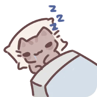 😴 emoji Кот обормот🧐 Telegram sticker 12 of 27