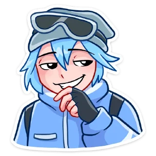 😁 emoji Айс @Nyasticks Telegram sticker 22 of 49