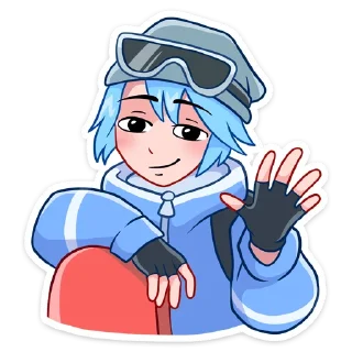 👋 emoji Айс :: @stickroom Telegram sticker 2 of 48