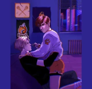 🦊 emoji Эндрю и Нил Telegram sticker 6 of 24