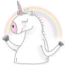 Sticker from Unicorn by Julia Cosmo