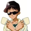 Sticker from SHINJI WITH A FUCKING CUP