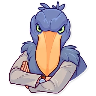 😠 emoji Birds With Arms Telegram sticker 20 of 30