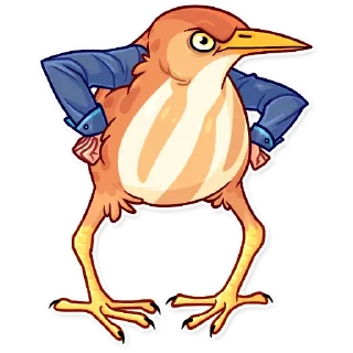 😠 emoji Birds With Arms Telegram sticker 10 of 30