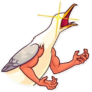 🤬 emoji Birds With Arms Telegram sticker 21 of 30