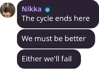 😔 emoji Nikka's Quotes Telegram sticker 2 of 49