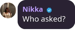 🤨 emoji Nikka's Quotes Telegram sticker 3 of 49