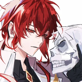 ☠️ emoji кица дилюк Telegram sticker 20 of 60