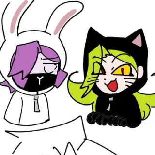 ❤ emoji ɞРика и Рэббит 📷|Безумие Захвата| Telegram sticker 23 of 116