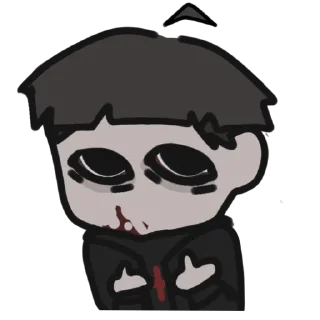 🖕 emoji Чиби Руслан Telegram sticker 9 of 20