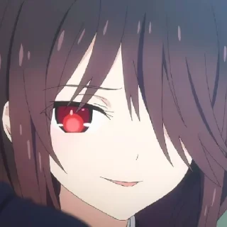 😏 emoji Kurumi Tokisaki Telegram sticker 15 of 23
