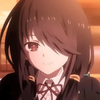 🙂 emoji Kurumi Tokisaki Telegram sticker 14 of 23