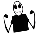 😠 emoji Mr. Freeman Telegram sticker 10 of 74
