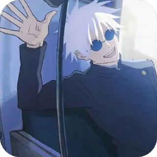 🫥 emoji Gojo Satoru Telegram sticker 21 of 57
