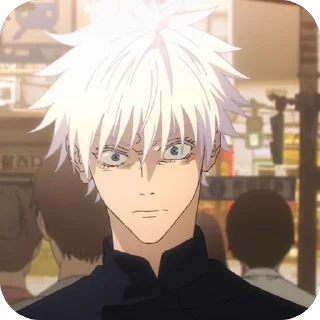 🫥 emoji Gojo Satoru Telegram sticker 22 of 57