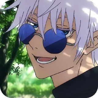 🫥 emoji Gojo Satoru Telegram sticker 24 of 57