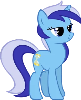 😌 emoji Minuette | @MLP_AnimatedStickers Telegram sticker 12 of 65