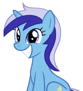 😁 emoji Minuette | @MLP_AnimatedStickers Telegram sticker 10 of 65