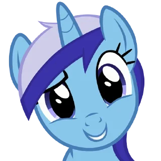 😁 emoji Minuette | @MLP_AnimatedStickers Telegram sticker 3 of 65