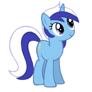 🙂 emoji Minuette | @MLP_AnimatedStickers Telegram sticker 1 of 65