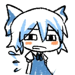 🫂 emoji (>△<)// & @inrwex Telegram sticker 21 of 24