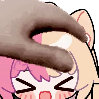 🤗 emoji Momoi Monaka @fixfox Telegram sticker 9 of 55