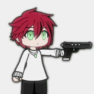 🔫 emoji Красная жопа @Ahuetv Telegram sticker 22 of 64