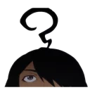 ❓ emoji Anime Reactions ( ͡° ͜ʖ ͡°) Telegram sticker 15 of 55