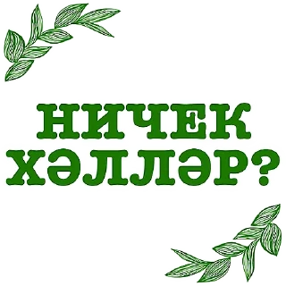 😉 emoji Татарча аралашу @stikerpak_po_photo дизайн Telegram sticker 6 of 41