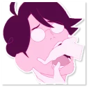 👅 emoji The Tatami Galaxy Stickers Telegram sticker 17 of 44