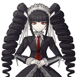 🖤 emoji Celestia Ludenberg Telegram sticker 17 of 19