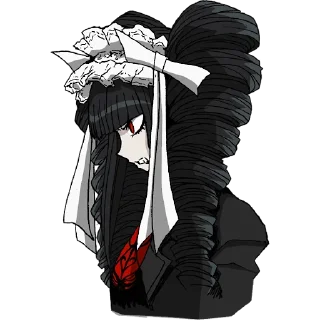 🖤 emoji Celestia Ludenberg Telegram sticker 18 of 19