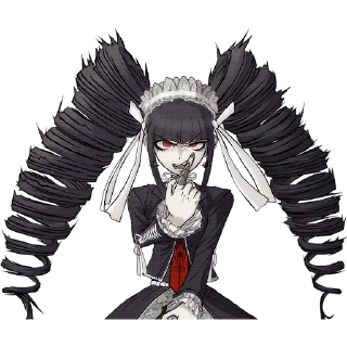 🖤 emoji Celestia Ludenberg Telegram sticker 10 of 19