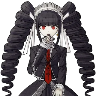 🖤 emoji Celestia Ludenberg Telegram sticker 6 of 19