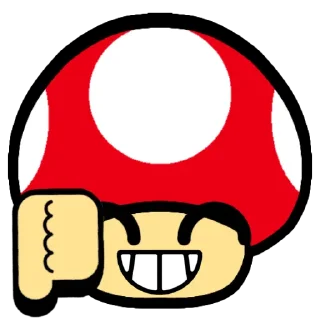 👎 emoji SUPER MUSHROOM Telegram sticker 8 of 25