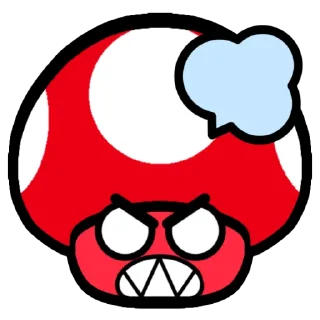 😡 emoji SUPER MUSHROOM Telegram sticker 6 of 25