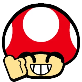 👍 emoji SUPER MUSHROOM Telegram sticker 7 of 25