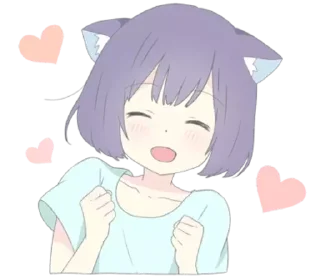 😊 emoji ᨳ nya ↬ @wexsavi  ♡ ` Telegram sticker 17 of 40