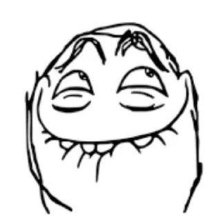 Sticker from Memes Troll Face. Made by @kleeloma