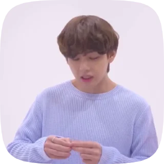🫡 emoji taehyung Telegram sticker 19 of 38