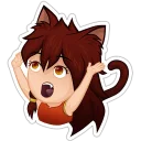 😦 emoji Everlasting Summer Telegram sticker 18 of 44