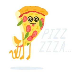 🌀 emoji Pizza @MishaXgraphic Telegram sticker 15 of 18