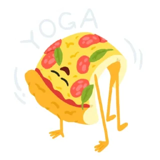 🙃 emoji Pizza @MishaXgraphic Telegram sticker 11 of 18