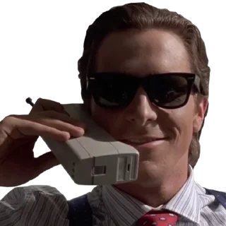 Sticker from American Psycho