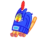 Sticker from A Cat in a Hat