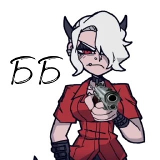 Sticker from Helltaker (RUS)