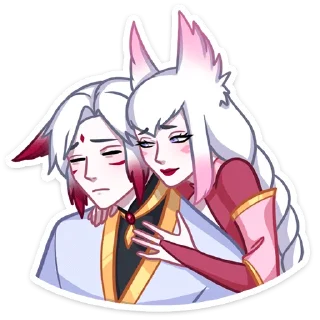 ☹️ emoji Мари и Хидэ :: @stickroom Telegram sticker 16 of 48