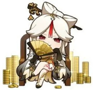 💸 emoji Геншин импакт Telegram sticker 17 of 94