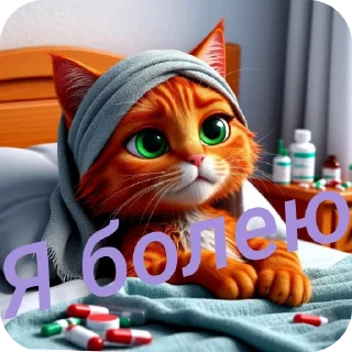 🖼 emoji Рыжий кот @Tyomka_Stickers Telegram sticker 9 of 23