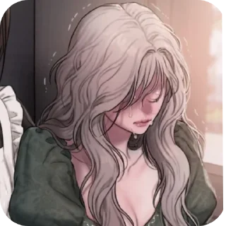 Sticker from lily of the valley